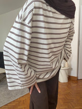 T-shirt coton à rayures